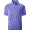 imageGEEK LIGHTING Polo Shirts for Men Golf Collared Shirts Short Sleeve Summer Cool Casual TShirtsPurple
