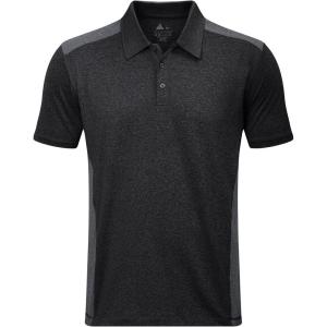 imageGEEK LIGHTING Polo Shirts for Men Golf Collared Shirts Short Sleeve Summer Cool Casual TShirtsBlacked