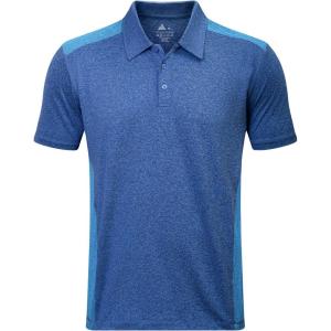 imageGEEK LIGHTING Polo Shirts for Men Golf Collared Shirts Short Sleeve Summer Cool Casual TShirtsCapri Blue