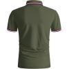 imageGEEK LIGHTING Polo Shirts for Men Short Sleeve Summer Causal Collared Golf Tennis TShirtArmy Green