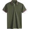 imageGEEK LIGHTING Polo Shirts for Men Short Sleeve Summer Causal Collared Golf Tennis TShirtArmy Green
