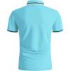 imageGEEK LIGHTING Polo Shirts for Men Short Sleeve Summer Causal Collared Golf Tennis TShirtAzure Blue