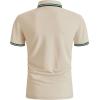 imageGEEK LIGHTING Polo Shirts for Men Short Sleeve Summer Causal Collared Golf Tennis TShirtBeige