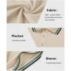 imageGEEK LIGHTING Polo Shirts for Men Short Sleeve Summer Causal Collared Golf Tennis TShirtBeige
