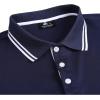 imageGEEK LIGHTING Polo Shirts for Men Short Sleeve Summer Causal Collared Golf Tennis TShirtBlue White