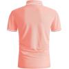 imageGEEK LIGHTING Polo Shirts for Men Short Sleeve Summer Causal Collared Golf Tennis TShirtCoral