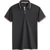 imageGEEK LIGHTING Polo Shirts for Men Short Sleeve Summer Causal Collared Golf Tennis TShirtDark Grey
