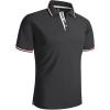 imageGEEK LIGHTING Polo Shirts for Men Short Sleeve Summer Causal Collared Golf Tennis TShirtDark Grey