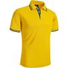 imageGEEK LIGHTING Polo Shirts for Men Short Sleeve Summer Causal Collared Golf Tennis TShirtGold Yellow