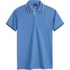 imageGEEK LIGHTING Polo Shirts for Men Short Sleeve Summer Causal Collared Golf Tennis TShirtLight Blue