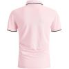 imageGEEK LIGHTING Polo Shirts for Men Short Sleeve Summer Causal Collared Golf Tennis TShirtLight Pink