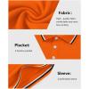 imageGEEK LIGHTING Polo Shirts for Men Short Sleeve Summer Causal Collared Golf Tennis TShirtOrange