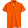 imageGEEK LIGHTING Polo Shirts for Men Short Sleeve Summer Causal Collared Golf Tennis TShirtOrange