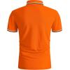imageGEEK LIGHTING Polo Shirts for Men Short Sleeve Summer Causal Collared Golf Tennis TShirtOrange