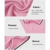 imageGEEK LIGHTING Polo Shirts for Men Short Sleeve Summer Causal Collared Golf Tennis TShirtPink