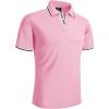 imageGEEK LIGHTING Polo Shirts for Men Short Sleeve Summer Causal Collared Golf Tennis TShirtPink