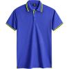 imageGEEK LIGHTING Polo Shirts for Men Short Sleeve Summer Causal Collared Golf Tennis TShirtRoyal Blue