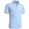 imageGEEK LIGHTING Polo Shirts for Men Short Sleeve Summer Causal Collared Golf Tennis TShirtSky Blue