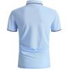 imageGEEK LIGHTING Polo Shirts for Men Short Sleeve Summer Causal Collared Golf Tennis TShirtSky Blue