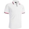 imageGEEK LIGHTING Polo Shirts for Men Short Sleeve Summer Causal Collared Golf Tennis TShirtWhite