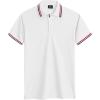 imageGEEK LIGHTING Polo Shirts for Men Short Sleeve Summer Causal Collared Golf Tennis TShirtWhite