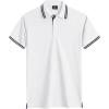 imageGEEK LIGHTING Polo Shirts for Men Short Sleeve Summer Causal Collared Golf Tennis TShirtWhite Black