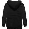 imageGEEK LIGHTING Boys Sherpa Lined Hoodie Kids Fleece Sweatshirt Full Zip Hooded JacketBblack