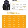 imageGEEK LIGHTING Boys Sherpa Lined Hoodie Kids Fleece Sweatshirt Full Zip Hooded JacketCblack