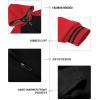 imageGEEK LIGHTING Boys Sherpa Lined Hoodie Kids Fleece Sweatshirt Full Zip Hooded JacketNblackred