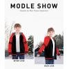 imageGEEK LIGHTING Boys Sherpa Lined Hoodie Kids Fleece Sweatshirt Full Zip Hooded JacketNblackred
