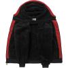 imageGEEK LIGHTING Boys Sherpa Lined Hoodie Kids Fleece Sweatshirt Full Zip Hooded JacketOredblack