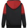imageGEEK LIGHTING Boys Sherpa Lined Hoodie Kids Fleece Sweatshirt Full Zip Hooded JacketOredblack