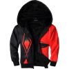 imageGEEK LIGHTING Boys Printed Sherpa Lined Hoodie Full Zip Kids Fleece Sweatshirt Jacket
