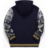imageGEEK LIGHTING Boys Sherpa Lined Hoodie Kids Fleece Sweatshirt Full Zip Hooded Jacket Camoblue