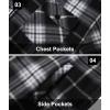 imageGEEK LIGHTING Mens Flannel Shirts Jacket Sherpa Lined Fleece Plaid Hoodie Long Sleeve Winter Warm CoatBlack