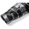 imageGEEK LIGHTING Mens Flannel Shirts Jacket Sherpa Lined Fleece Plaid Hoodie Long Sleeve Winter Warm CoatBlack White