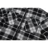 imageGEEK LIGHTING Mens Flannel Shirts Jacket Sherpa Lined Fleece Plaid Hoodie Long Sleeve Winter Warm CoatBlack White