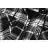imageGEEK LIGHTING Mens Flannel Shirts Jacket Sherpa Lined Fleece Plaid Hoodie Long Sleeve Winter Warm CoatBlack White
