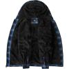 imageGEEK LIGHTING Mens Flannel Shirts Jacket Sherpa Lined Fleece Plaid Hoodie Long Sleeve Winter Warm CoatBlackblue