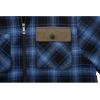 imageGEEK LIGHTING Mens Flannel Shirts Jacket Sherpa Lined Fleece Plaid Hoodie Long Sleeve Winter Warm CoatBlackblue
