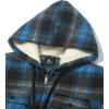 imageGEEK LIGHTING Mens Flannel Shirts Jacket Sherpa Lined Fleece Plaid Hoodie Long Sleeve Winter Warm CoatBlue Yellow Black