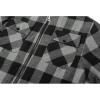 imageGEEK LIGHTING Mens Flannel Shirts Jacket Sherpa Lined Fleece Plaid Hoodie Long Sleeve Winter Warm CoatGrey