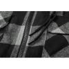 imageGEEK LIGHTING Mens Flannel Shirts Jacket Sherpa Lined Fleece Plaid Hoodie Long Sleeve Winter Warm CoatGrey