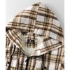 imageGEEK LIGHTING Mens Flannel Shirts Jacket Sherpa Lined Fleece Plaid Hoodie Long Sleeve Winter Warm CoatKhaki