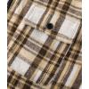 imageGEEK LIGHTING Mens Flannel Shirts Jacket Sherpa Lined Fleece Plaid Hoodie Long Sleeve Winter Warm CoatKhaki