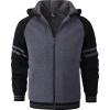 imageGEEK LIGHTING boys HoodieN0058greyblack