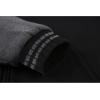 imageGEEK LIGHTING Mens Zip Up Hoodies Fleece Raglan Winter Heavy Color Block Hooded SweatshirtTblackgrey