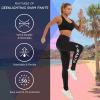 imageGEEK LIGHTING Swim Pants for Women Surfing Leggings SPF Swimming Tights Rash Guard Water Wetsuit Dive Kayaking PantsBlack Letter