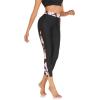 imageGEEK LIGHTING Swim Pants for Women Surfing Leggings SPF Swimming Tights Rash Guard Water Wetsuit Dive Kayaking PantsBlack Yellow