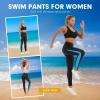 imageGEEK LIGHTING Swim Pants for Women Surfing Leggings SPF Swimming Tights Rash Guard Water Wetsuit Dive Kayaking PantsBlue